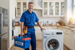 Professional washing machine repair service